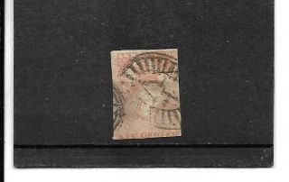 Stamp From Victoria - Australia 1 (scott) Cancelled Cat Val $225