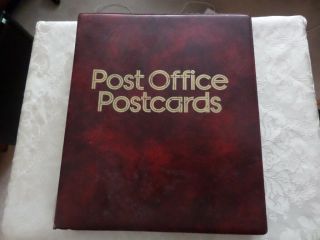 Post Office Postcards Album Filled With 120,  Phq Cards (f)