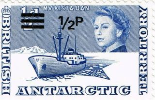British Antarctic Territory Sg24 - 37 1971 Currency Change Surcharge Cat £140,