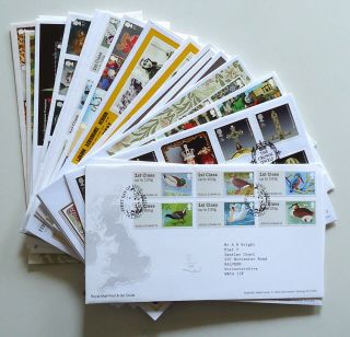 2011 Gb First Day Covers X 21 Post Office Fdc Stamps
