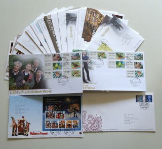 2010 Gb First Day Covers X 27 Post Office Fdc Stamps