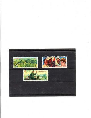 Stamps Prc Sc 1187 To 1189 Complete Set Vf,  Nh Type J1 Issued 1974