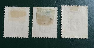 6 Pieces of China 1893 Shanghai Local Post & Postage Due Stamps CV $32 3
