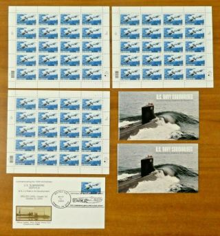 Us Stamps Mnh Scott 3372 (3 Sheets) 3373 - 77 (4 Panes) Fdc Fv $39.  4