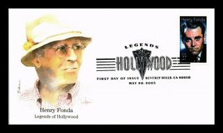 Dr Jim Stamps Us Henry Fonda Legends Of Hollywood Scott 3911 First Day Cover