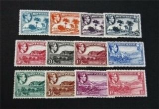 Nystamps British Montserrat Stamp 92 - 103 Og H $58