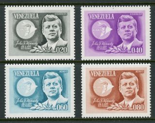 Venezuela Scott 884//c901 Mnh John F.  Kennedy Jfk Cv$3,