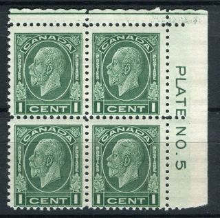 Canada; 1932 - 33 Early Gv Definitive Series Hinged Shade Of 1c.  Block