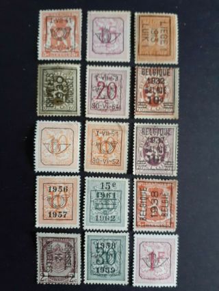 Belgium Great Old Overprinted Stamps As Per Photo.  Good Value.  Very