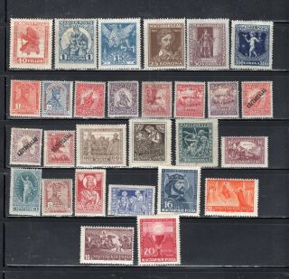 Hungary Magyar Poste Europe Stamps Hinged Some Sets Lot 547