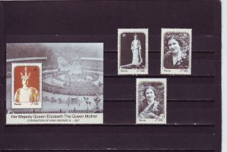 A112 - Nevis - Sg555 - Ms558 Mnh 1990 Queen Mothers 90th Birthday
