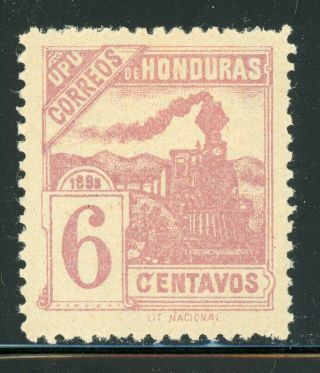 Honduras Mnh Specialized: Scott 106a 6c Lilac Horizontally Laid Paper $$