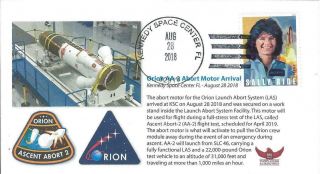 2018 Orion Aa - 2 Ascent Abort Motor Arrival Ksc 28 August