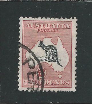 Australia 1931 - 36 £2 Black & Rose Fu Sg 138 Cat £600