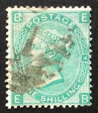Gb Queen Victoria Surface Printed 1865 1/ - Green Pl 4 Sg 101 (cat £275)