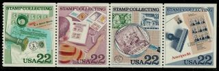 Us Philately Fun 1986 Scott 2198 - 2201 Stamp Collecting 22c Mnhvf Set Of 4 Stamps