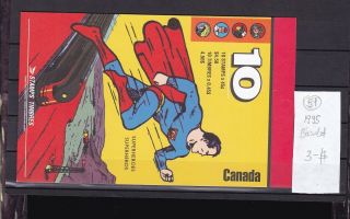 Canada 1995 Mnh Booklet.  Superheroes.  See Scan.