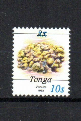 Tonga 1993 10s On 2s Surcharge Mnh