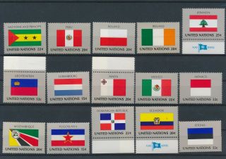 Lk49045 United Nations Country Flags Fine Lot Mnh