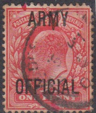 (t12 - 117) 1902 Gb 1d Red King Edward Viii Army Official