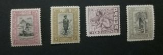 1932 Papua Guinea Pictorial set MNH 2