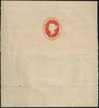 Australia - South Wales Postal Stationery 1864 1 Penny Wrapper On Wool Paper