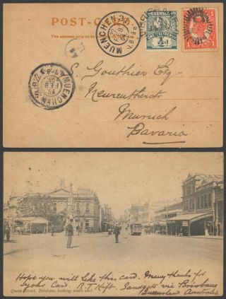 Australia Queensland 1904 - Postcard To Munich Germany 28269/20