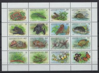 Christmas Island,  Stamps,  1987,  Mi.  233 - 248 Ii Klb.
