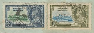 NORTHERN RHODESIA 1935 SILVER JUBILEE set of 4 on cover to LIMASSOL CYPRUS 3