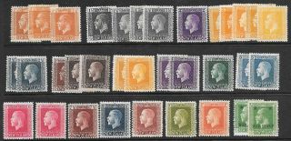 Pre Decimal,  Pacific,  Zealand,  Kgv Issues X 35 To 1/ -,  Mh,  Cv$600,  2308