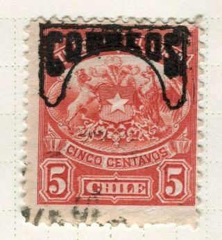 Chile; 1904 Early Correos Optd.  Issue Fine 5c.  Value