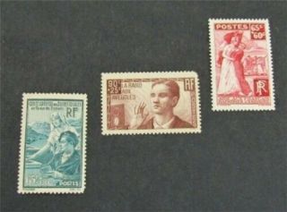 Nystamps France Stamp B75//b79 Og H/nh $32