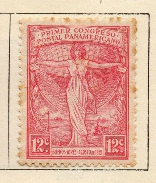 Argentine Republic 1921 Early Issue Fine Hinged 12c.  182989