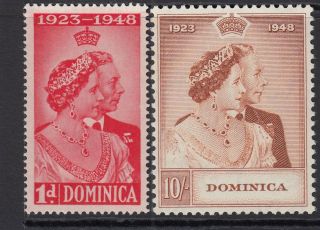 Dominica 1948 Sg 112/3 Rsw Mnh