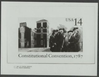 Ux116 14c Constitutional Postal Card Publicity Photo Essay