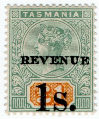 (i.  B) Australia - Tasmania Revenue : Stamp Duty 1/ - On £1 Op
