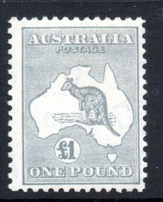 Australia: 1935 Roo And Map £1 Sg 137