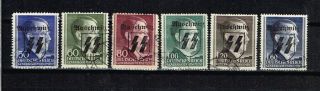 Poland Local Issues Overprint Auschwitz/oświęcim On Gg Stamps