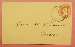 1850s Dpo 1854 - 1912 Cherokee Ca Cancel U10 Stationery Butte County But - 770 - 5