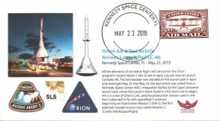 2019 Sls Orion Ascent Abort Aa - 2 Test Article Arrives Kennedy Sc 23 May