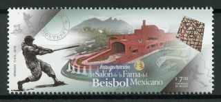 Mexico 2018 Mnh Baseball Hall Of Fame 1v Set Sports Stamps