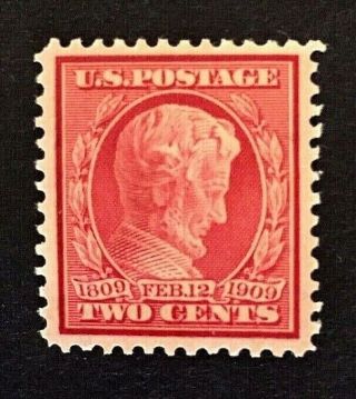 Us Stamps,  Scott 367 Xf M/nh 1909.  Beautifully Balanced And Well Centered.