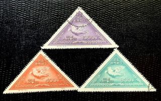 1950 China Prc Stamps C10 Sc 108 - 110 Complete Set Cto
