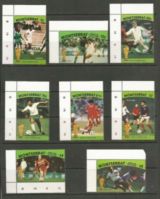 1986 Mexico Football World Cup Unissued (full Set)