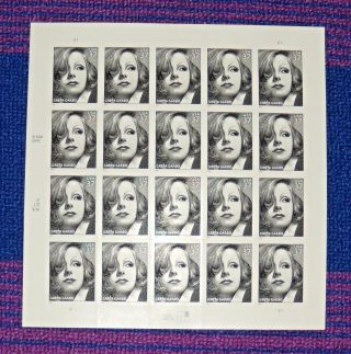 Four Sheets x 20 = 80 Of Film Actress: GRETA GARBO 37¢ US Postage Stamps 3943 2