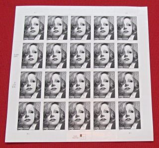 Four Sheets x 20 = 80 Of Film Actress: GRETA GARBO 37¢ US Postage Stamps 3943 4