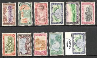 Cook Islands 1949 - 61 Set (uhm)