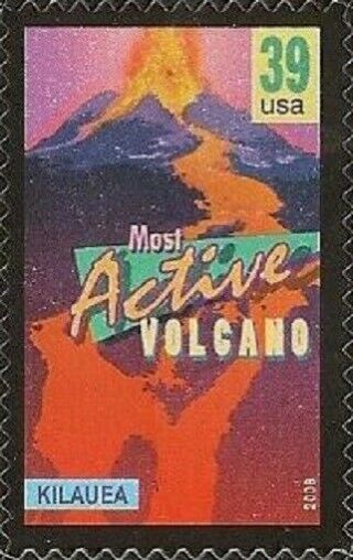 Us 4067 Kilauea Most Active Volcano 39c Single Mnh 2006