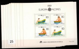 == 11x Azores,  Portugal 1989 - Mnh - Europa Cept - Boats,  Children