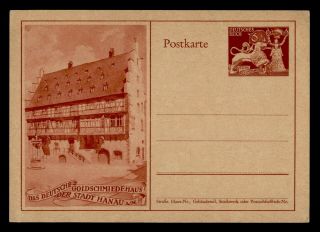Dr Who Germany Hanau Vintage Postal Card Stationery C125256